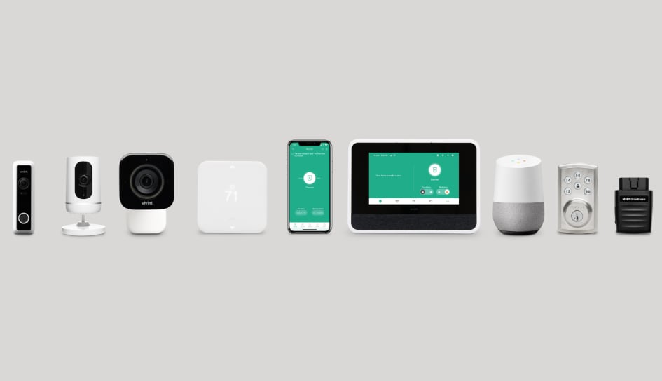 Vivint home security product line in Lansing